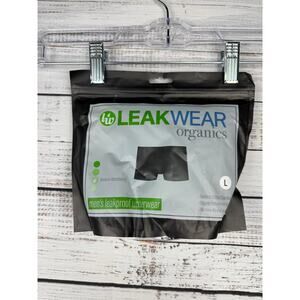 Leakwear Organics Men’s Large Underwear Leakproof Large Bamboo NEW Incontinence